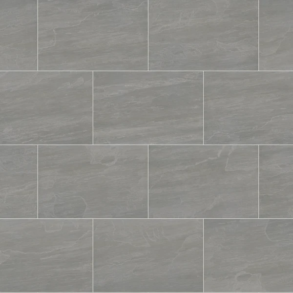 Banas Porcelain Dove Grey (36x24) Running Bond Porcelain Paver Texture