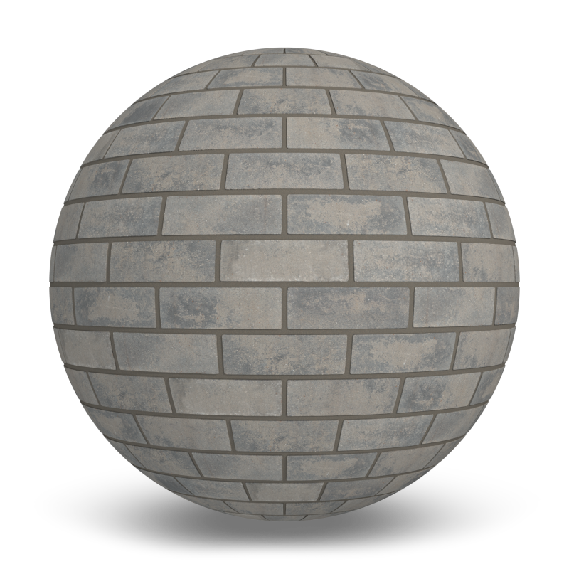 Romania - Ash Charcoal Concrete Brick Exterior Wall Cladding texture by Rinox