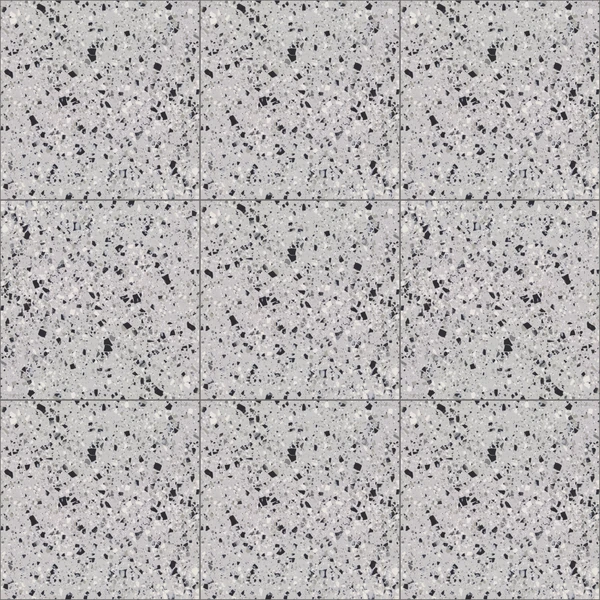 Ceratec Venice Villa - Silver Polished Terrazzo Porcelain Tile Texture