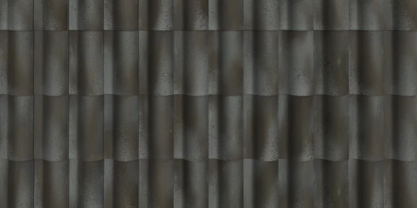 Ludowici Roof Tile Strata Gray Impressionist Spanish Barrel Tile Texture
