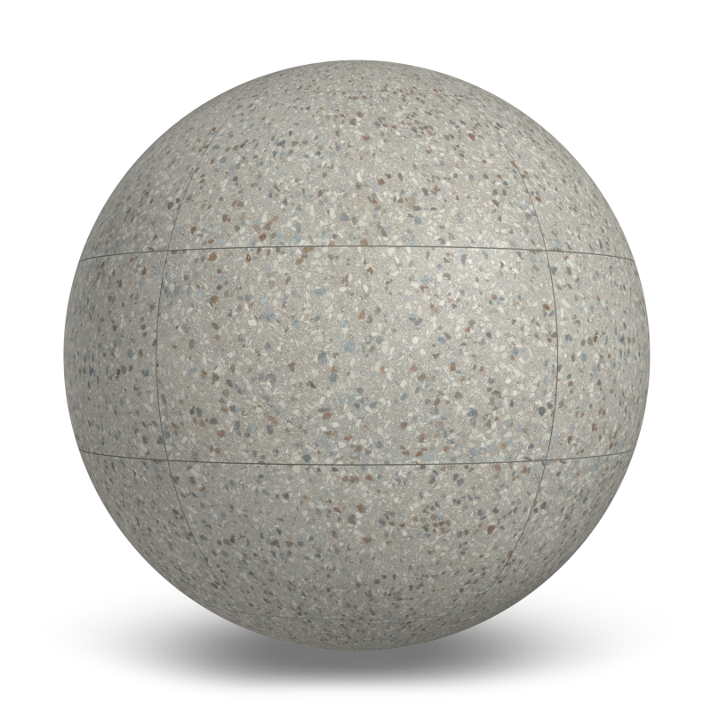 Terrazzo Allure™ Stonehenge Matte Porcelain Tile Indoor Flooring texture by MILE®stone