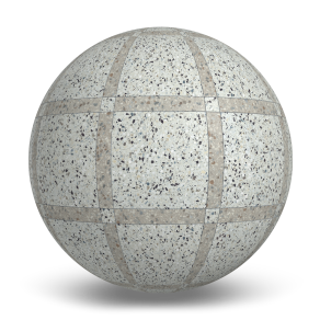MILE®stone Terrazzo Allure™ Frame Deco (Azure / Stonehenge / Azure) Texture