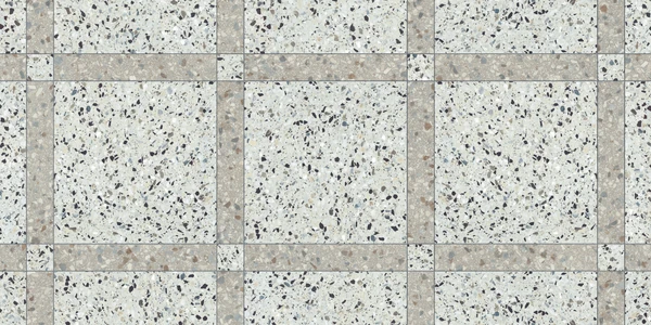 MILE®stone Terrazzo Allure™ Frame Deco (Azure / Stonehenge / Azure) Porcelain Tile Texture