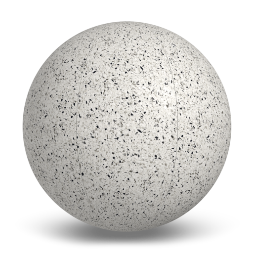 Terrazzo Allure™ Dalmatian Stacked Matte Flooring texture by MILE®stone