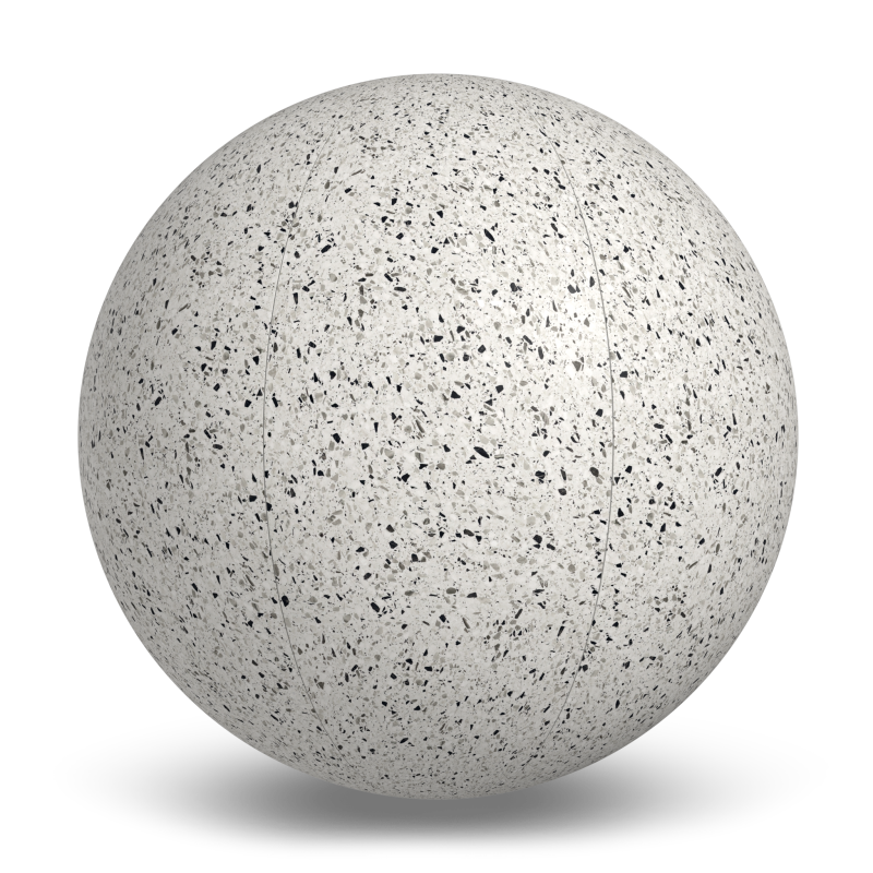 Terrazzo Allure™ Dalmatian Stacked Matte Porcelain Tile Indoor Flooring texture by MILE®stone