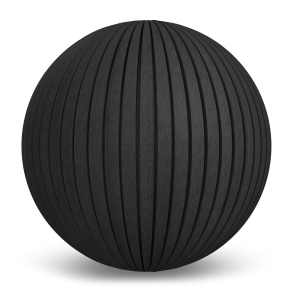 NewTechWood Canada Fluted Belgian Siding UH58 - Charcoal