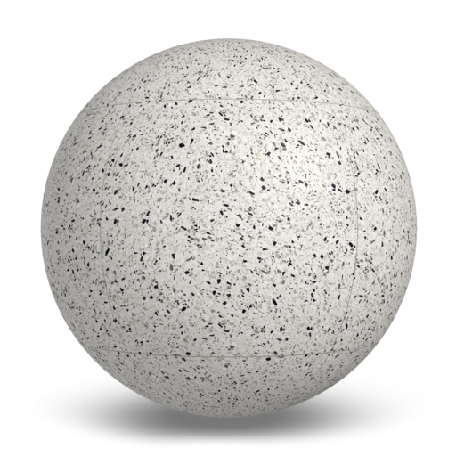 Terrazzo Allure™ Dalmatian Stacked Matte Flooring texture by MILE®stone