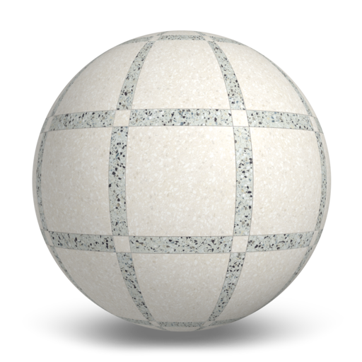 Terrazzo Allure™ Frame Deco (Eggshell / Azure / Eggshell) Texture