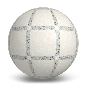 MILE®stone Terrazzo Allure™ Frame Deco (Eggshell / Azure / Eggshell) Texture