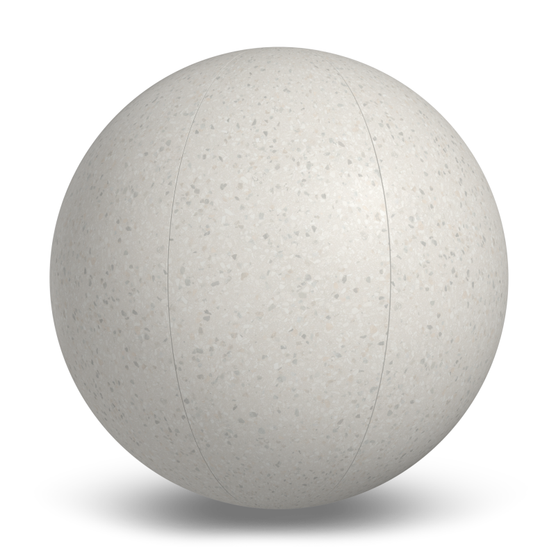Terrazzo Allure™ Snow Stacked Matte Porcelain Tile Indoor Flooring texture by MILE®stone
