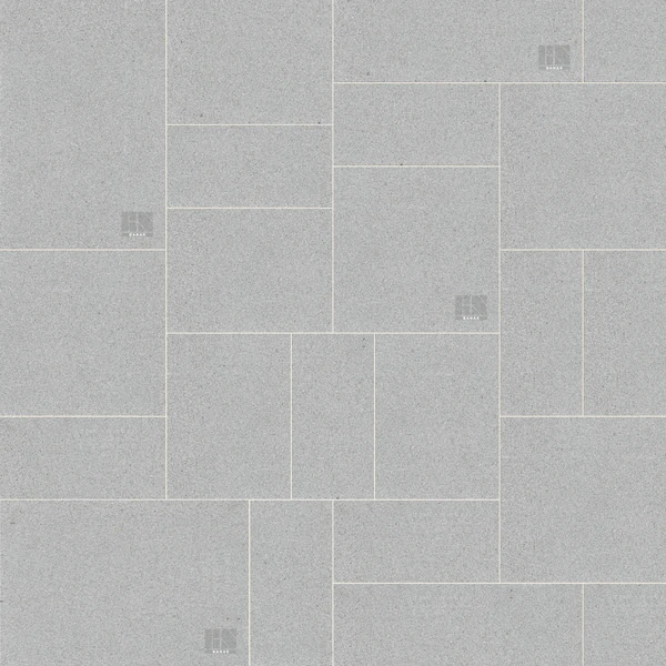 Banas Stones Granite Fine Grey (4 Size Mix) Stone Paver Texture