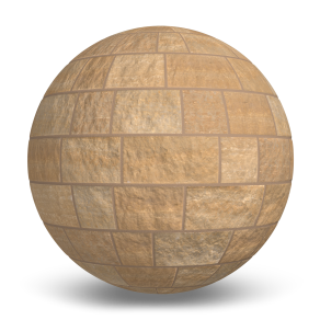 Vetter Stone Glacier Buff (Split-Face Finish) - Single Height Thin Stone Coursed Ashlar Pattern