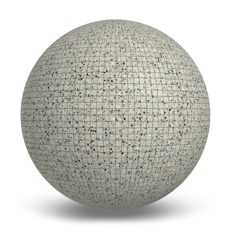 Texture de Terrazzo Allure™ Mesquite Mosaic Mat Couvre-plancher intérieur par MILE®stone