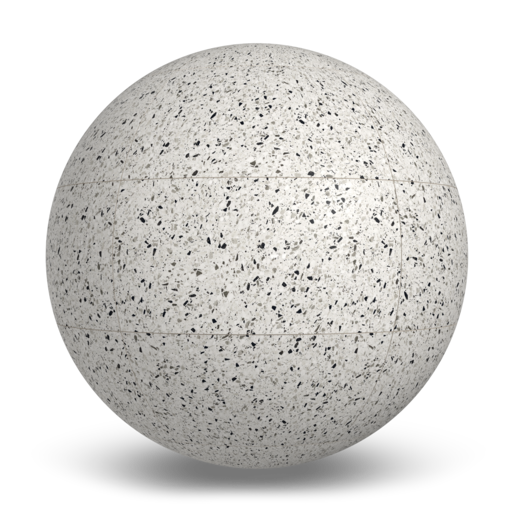 Terrazzo Allure™ Dalmatian Matte Flooring texture by MILE®stone